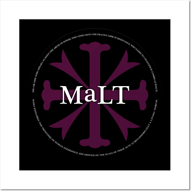 MaLT Symbol of Resistance Wall Art by JAB Music Archive